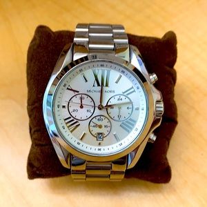 Michael Kors Silver Chronograph Women's Watch